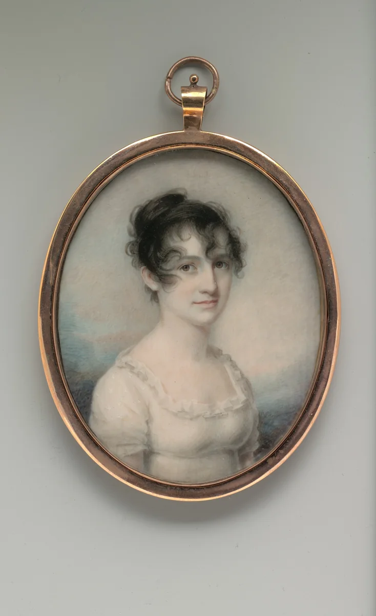 Mrs. Robert Macomb (Mary Cornell Pell ) by Edward Greene Malbone, artwork, 1803-1806