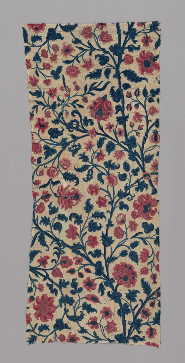 Curtain by England, textile, 1601-1700