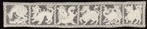Border by Italy, textile, 1575-1625