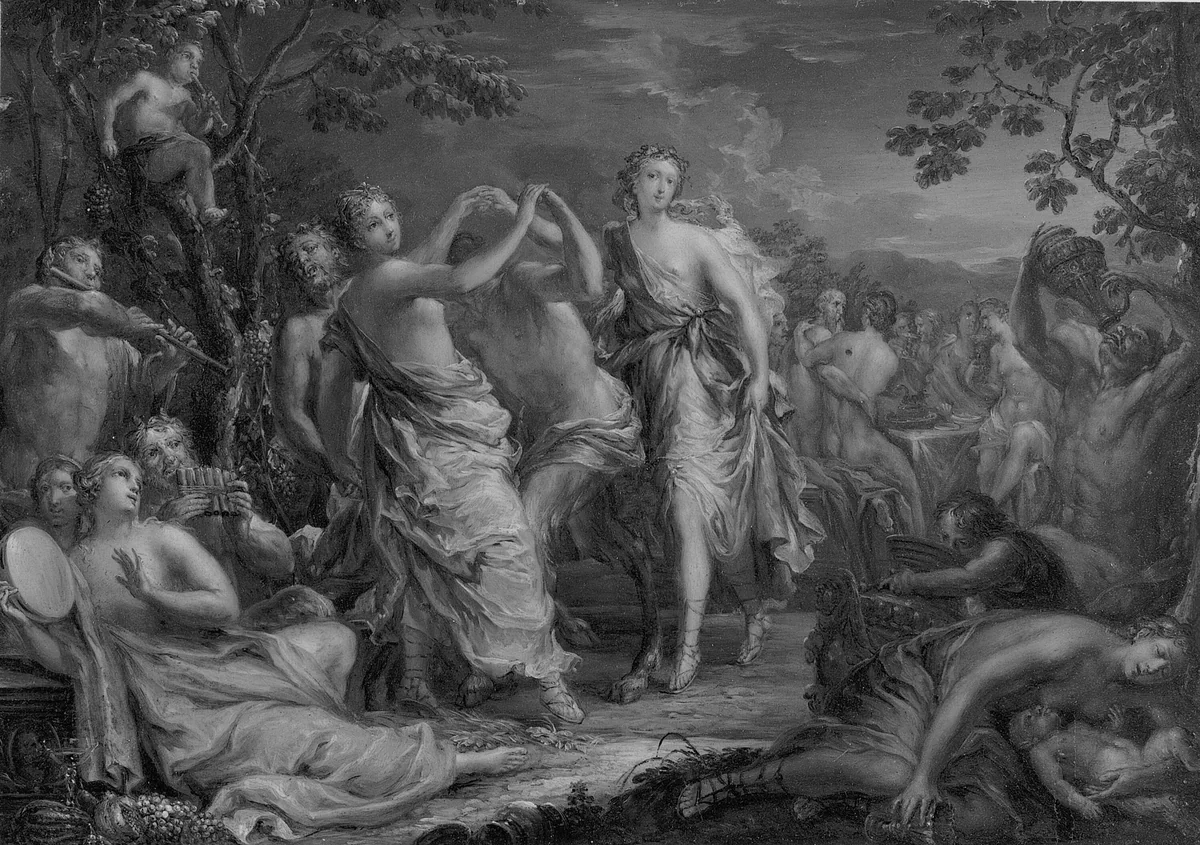 Bacchic Revels by Johann Georg Platzer, painting, 1735-1745