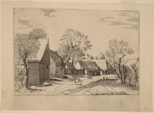 Farms and Shed by Lucas van Doetechum
Johannes van Doetechum the Elder
Master of the Small Landscapes, print, 1605
