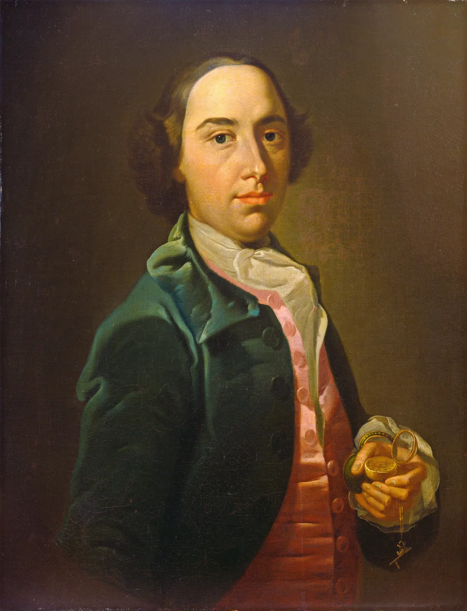 Portrait of a Gentleman by George Knapton, painting, 1750-1755