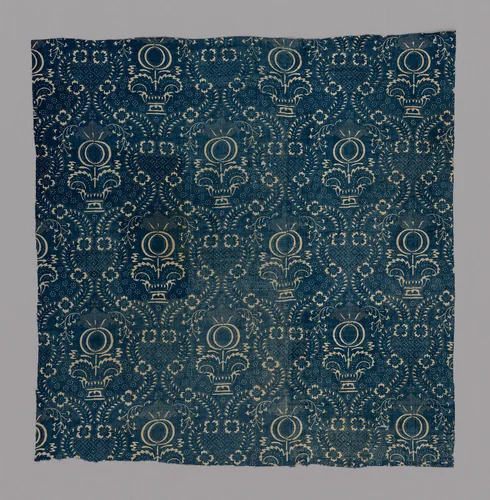 Fragment (From a Quilt) by Fauquet-Lemaître, textile, 1701-1800