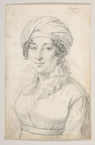 Portrait of a Woman by anonymous, drawing, 1800-1899