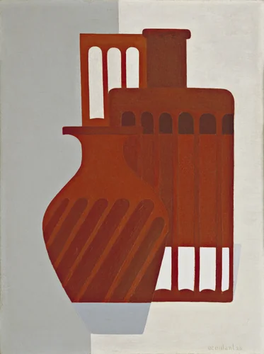 The Vases by Amédée Ozenfant, painting, 1925