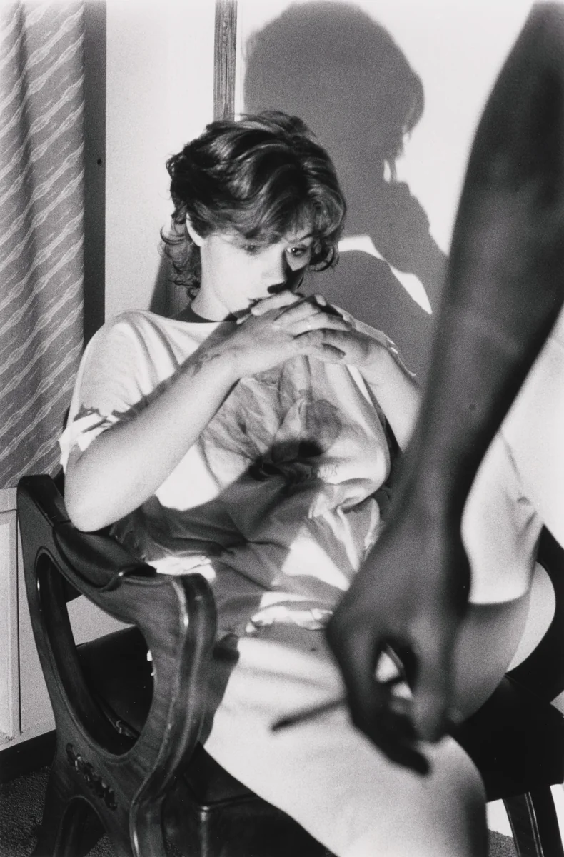 Dee Dee (also Street Map #3) by Jim Goldberg, photograph, 1988