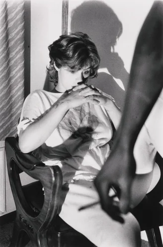 Dee Dee (also Street Map #3) by Jim Goldberg, photograph, 1988