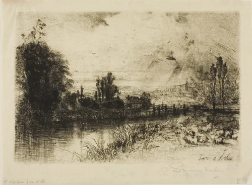 On the Test by Francis Seymour-Haden, print, 1854-1864