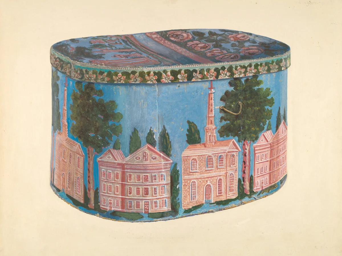 Bandbox by American 20th Century, index of american design, 1935-1942