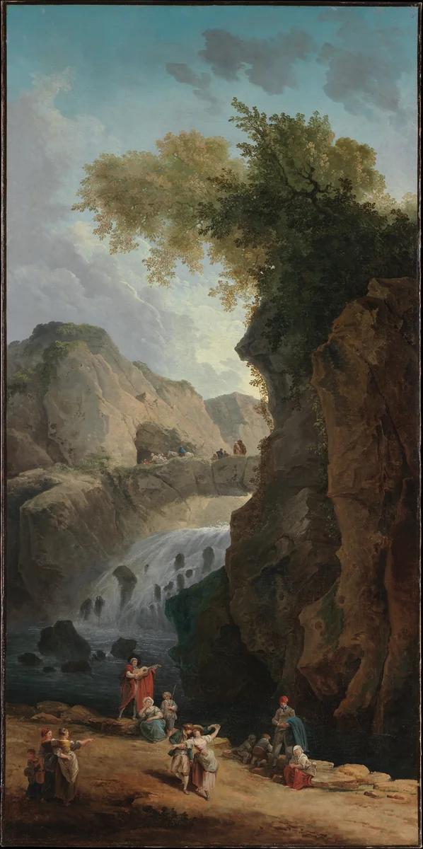 The Dance by Hubert Robert, painting, 1777-1779