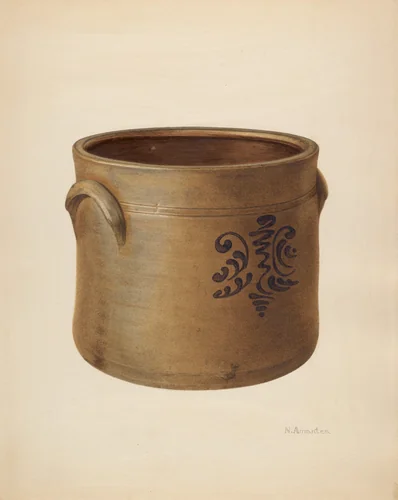 Crock by Nicholas Amantea, index of american design, 1938