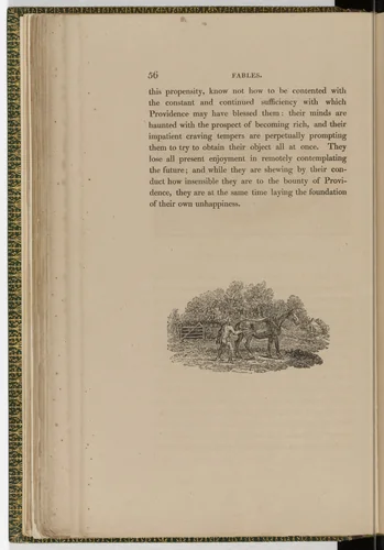 Tailpiece (page 56) from The Fables of Aesop by Thomas Bewick, illustrated book, 1818