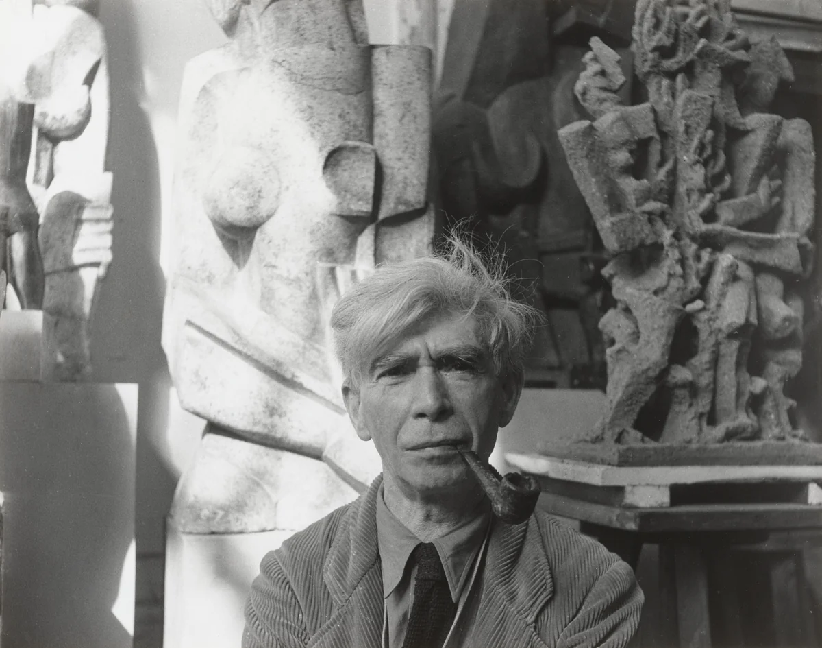 Ossip Zadkine by Emmy Andriesse, photograph, 1948