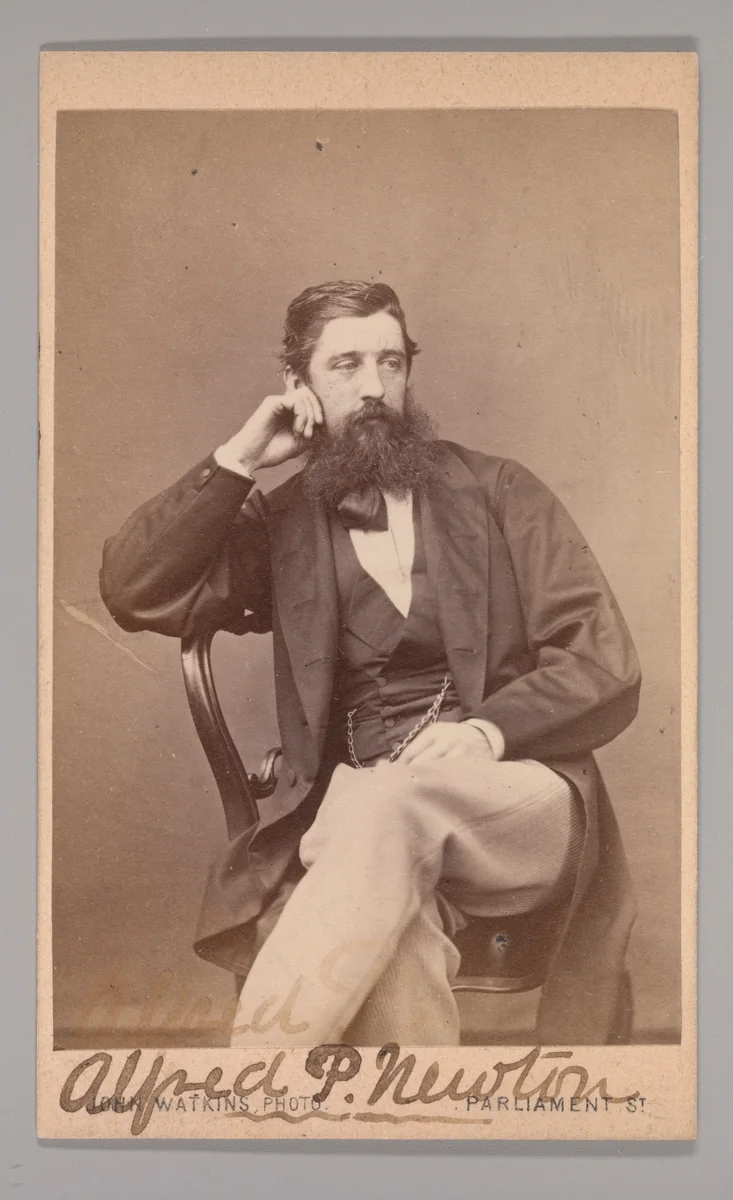[Alfred Pizzey Newton] by John and Charles Watkins, photograph, 1860-1869