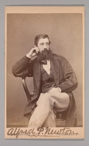 [Alfred Pizzey Newton] by John and Charles Watkins, photograph, 1860-1869