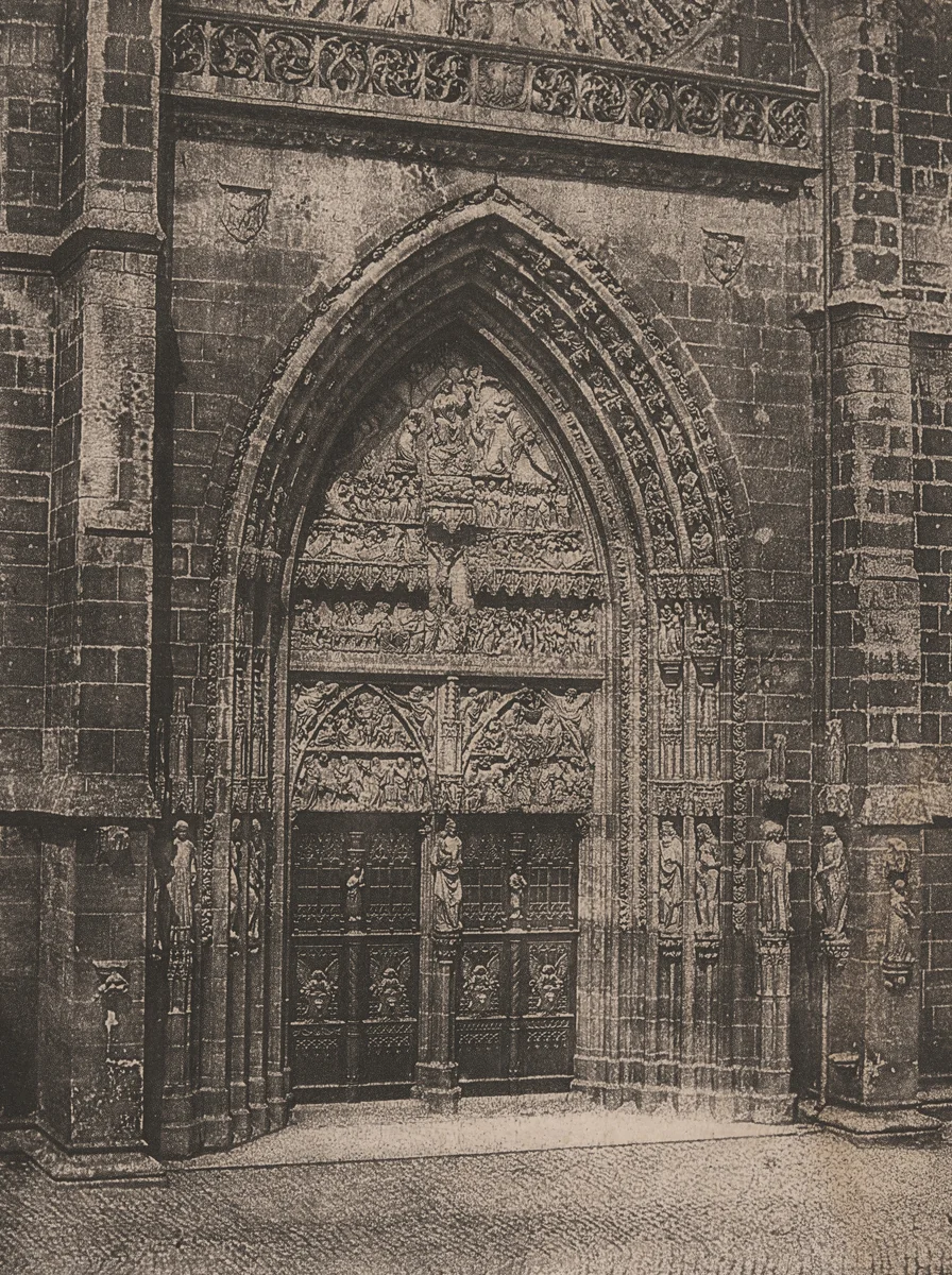 Porch of St. Laurent's Church, Nuremberg by Roger Fenton; Paul Pretsch, photograph, 1856
