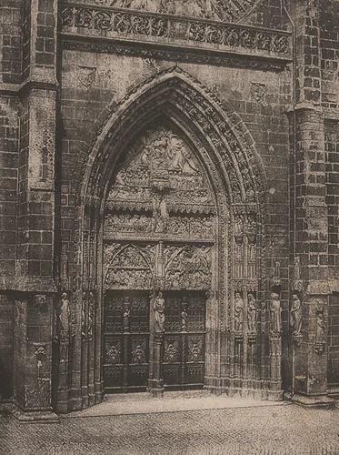 Porch of St. Laurent's Church, Nuremberg by Roger Fenton; Paul Pretsch, photograph, 1856
