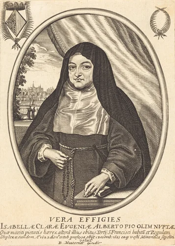 Isabelle Claire Eugénie by Balthasar Moncornet, print, 1600-1668
