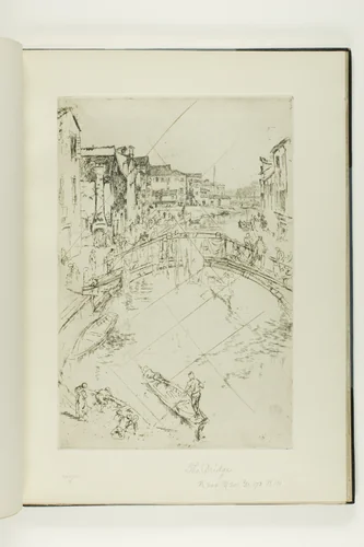 The Bridge, Santa Marta by James McNeill Whistler, print, 1879-1880