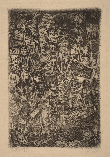 Small World (Kleinwelt) by Paul Klee, print, 1914