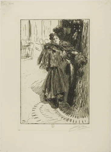 Effet de Nuit III by Anders Zorn, print, 1897