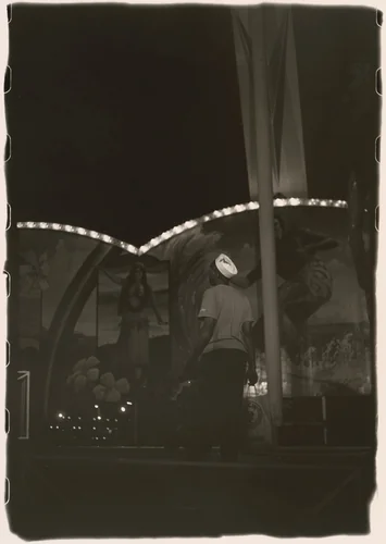 A Shopper at the Fair, Columbus, Ohio by Ming Smith, photograph, 1980