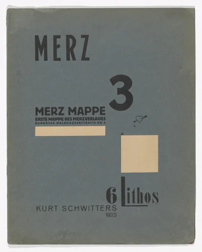 Merz 3 by Kurt Schwitters, print, 1923