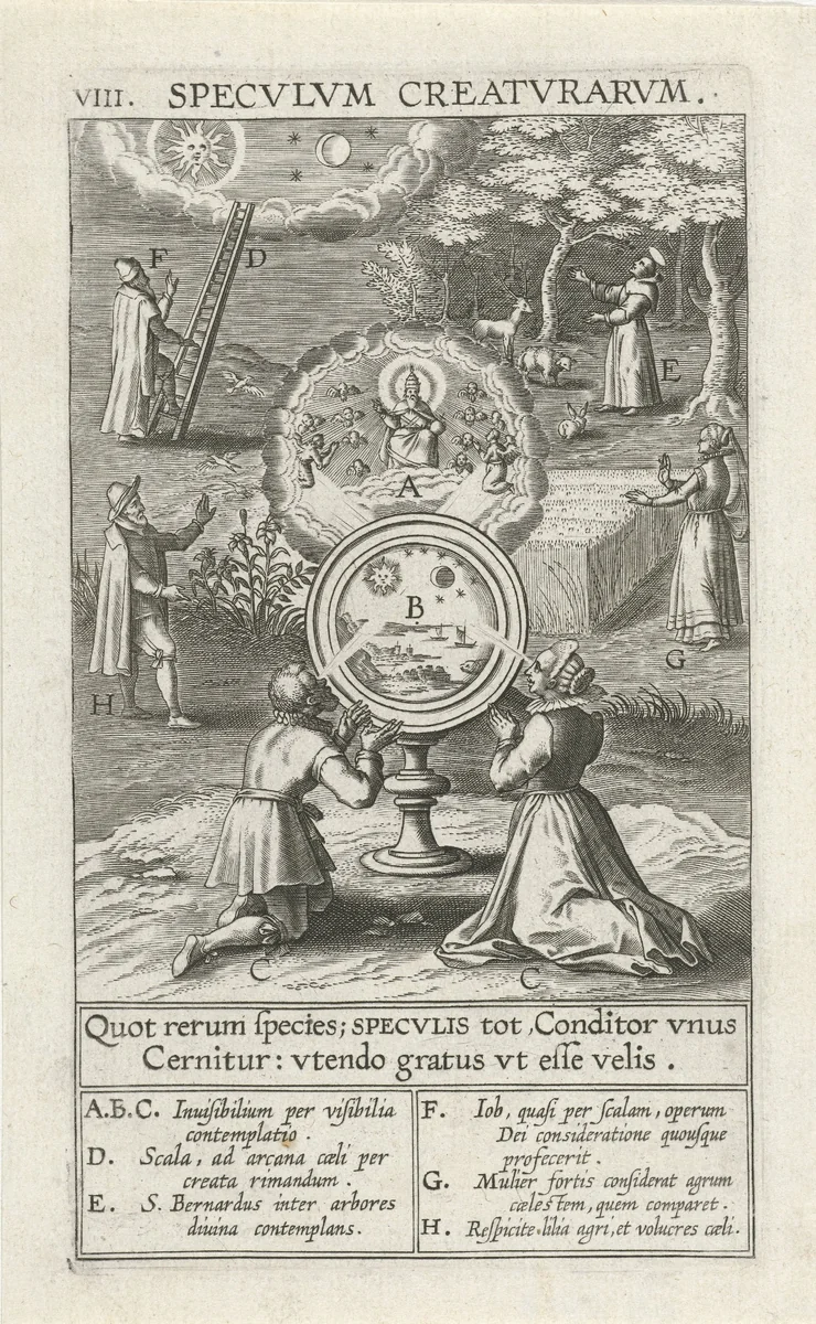 Spiegel der schepping by Theodoor Galle, print, 1610