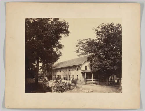 Chief Quartermaster Office, Camp Nelson, Kentucky by G. W. Foster, photograph, 1863-1864