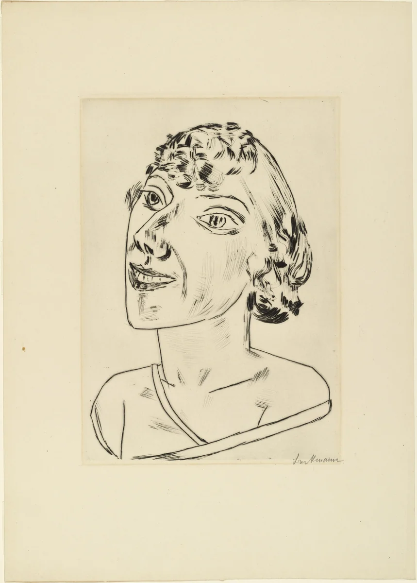 Sarika by Max Beckmann, print, 1922