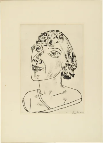 Sarika by Max Beckmann, print, 1922
