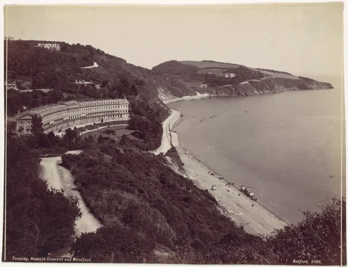 Torquay, Hesketh Crescent and Meadfoot by Francis Bedford, photograph, 1870-1879