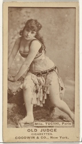 Mlle. Tucshi, Paris, from the Actors and Actresses series (N171) for Old Judge Cigarettes by Goodwin & Company, photograph, 1886-1890