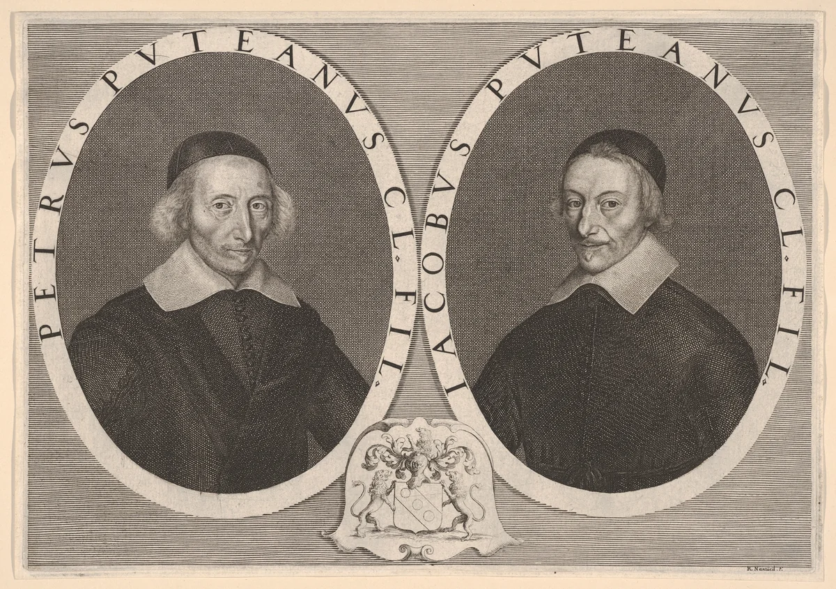 Pierre and Jacques Dupuy by Robert Nanteuil, print, 1643-1654