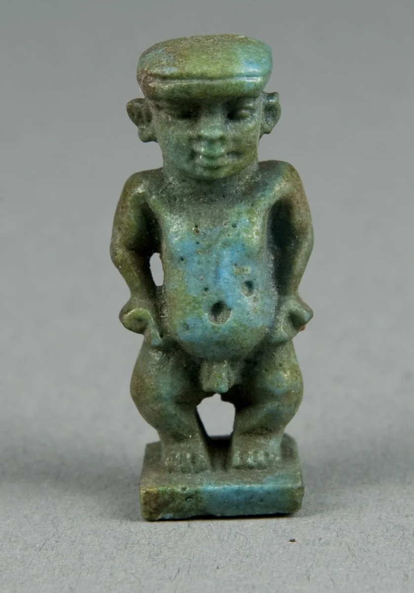 Amulet of the God Pataikos by Egyptian, metalwork, -664--332