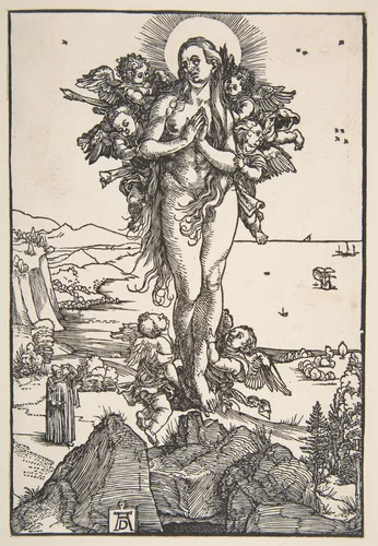 The Ecstasy of Saint Mary Magdalen by Albrecht Dürer, print, 1485-1528