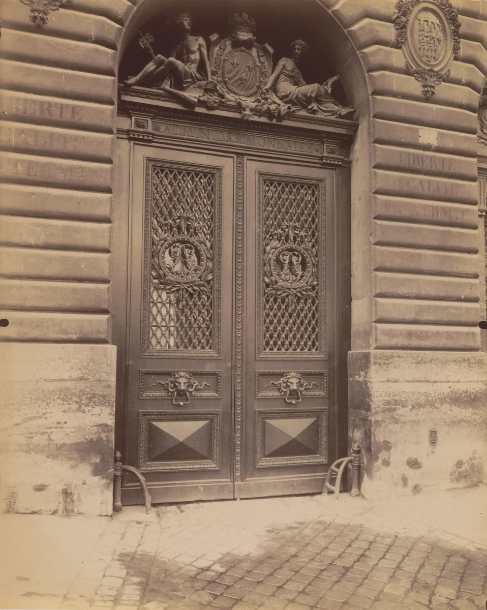 La monnaie. Quai Conti by Eugène Atget, photograph, 1900