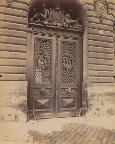 La monnaie. Quai Conti by Eugène Atget, photograph, 1900