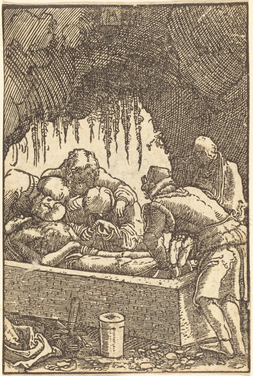 The Entombment by Albrecht Altdorfer, print, 1513
