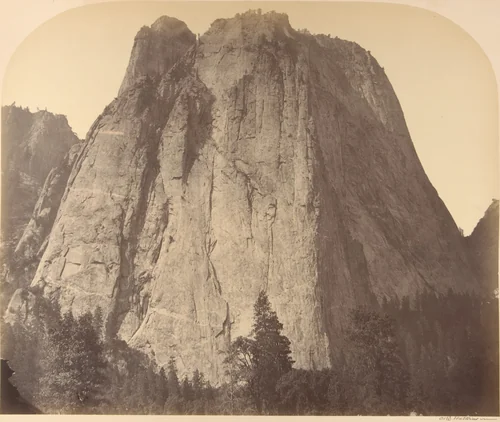 Cathedral Rock by Carleton E. Watkins, photograph, 1861