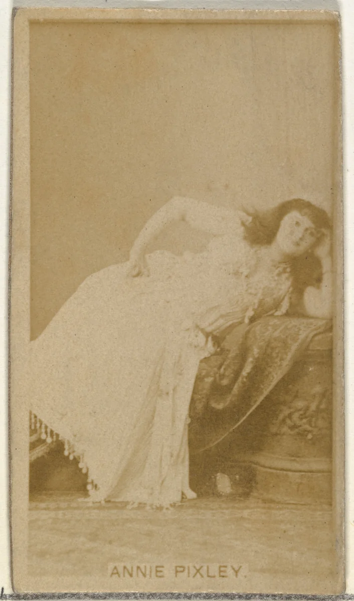Annie Pixley, from the Actors and Actresses series (N145-8) issued by Duke Sons & Co. to promote Duke Cigarettes by W. Duke, Sons & Co., photograph, 1890-1895