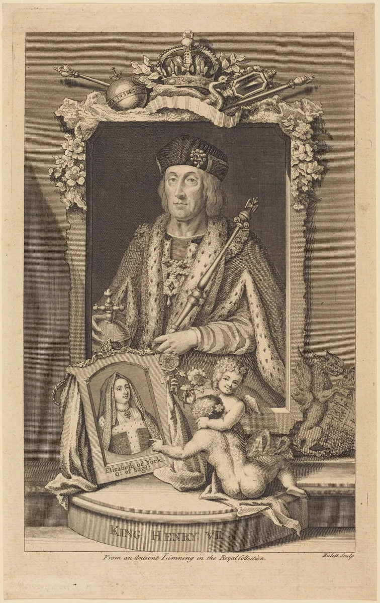 King Henry VII by James Hulett; George Vertue, print, 1691-1771