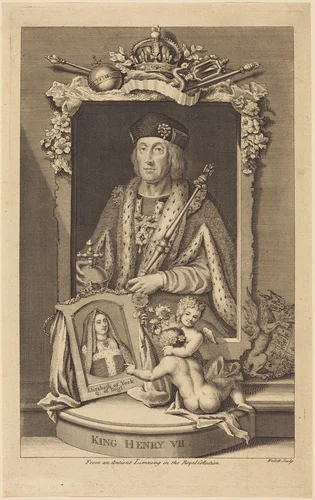 King Henry VII by James Hulett; George Vertue, print, 1691-1771