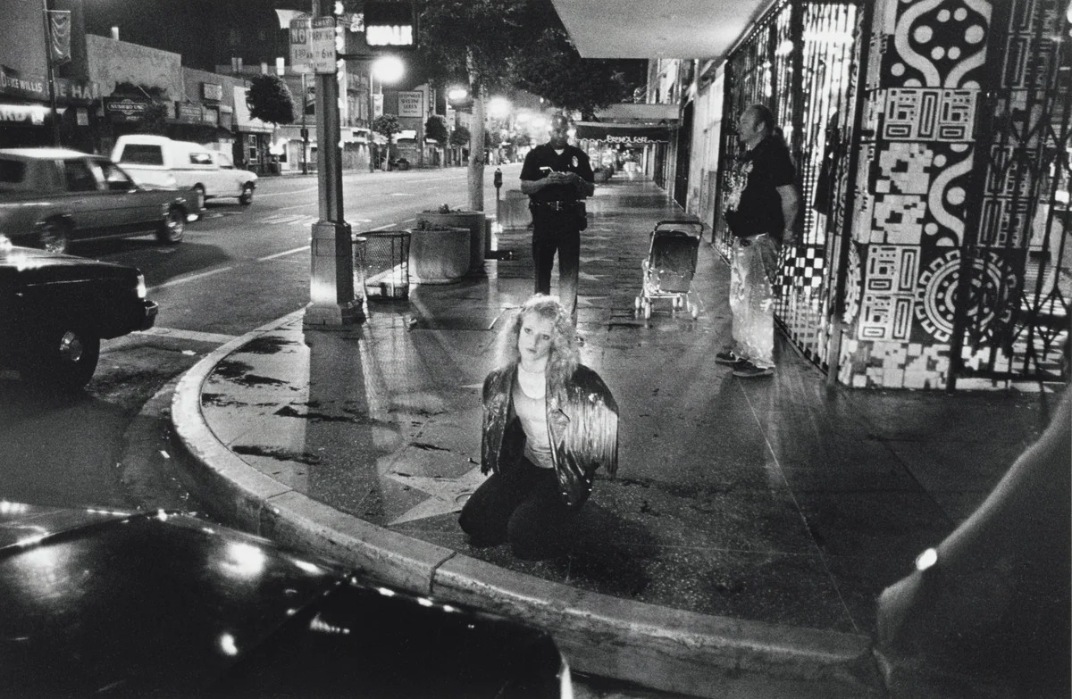 Hollywood Boulevard, 3 a.m. by Jim Goldberg, photograph, 1988