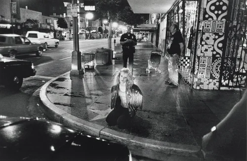 Hollywood Boulevard, 3 a.m. by Jim Goldberg, photograph, 1988
