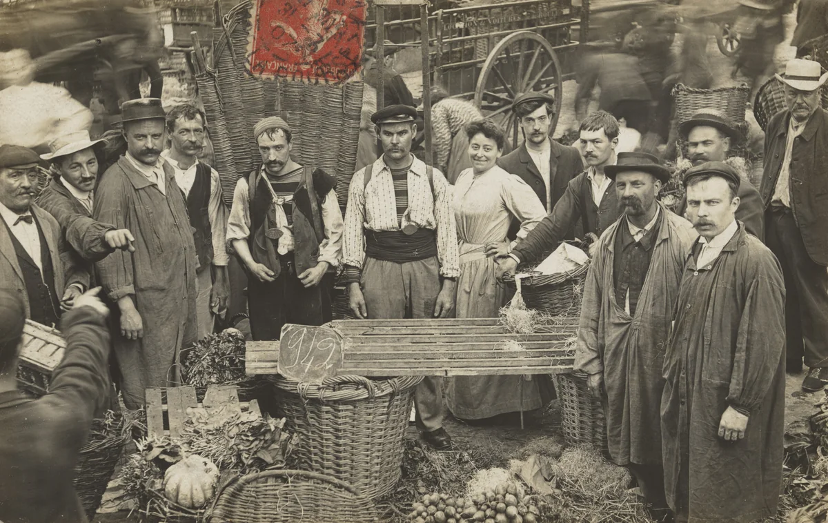 Les Halles de Paris, Paris by Unidentified Photographer, photograph, 1907