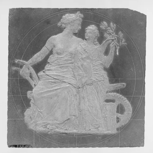 Model for the Medal of Jules Méline by François-Joseph-Hubert Ponscarme, metalwork, 1892