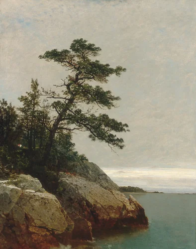 The Old Pine, Darien, Connecticut by John Frederick Kensett, artwork, 1872