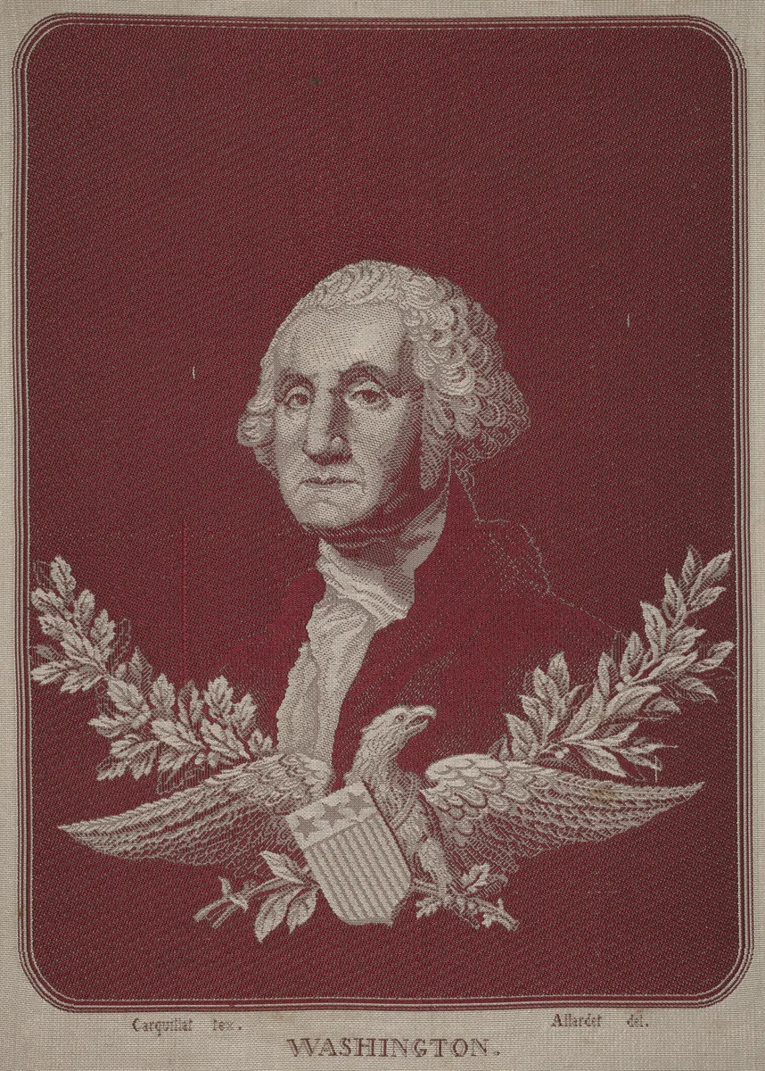George Washington by Michel-Marie Carquillat; Jacques Allardet, decorative art, 1803-1884