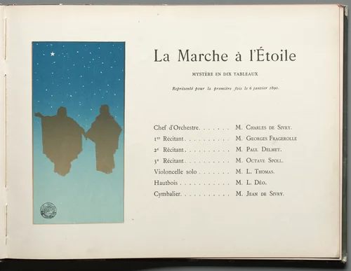 The Progress of the Stars: La Marche à l'Etoile Mystère en dix tableaux by Henri Rivière, book, 1890